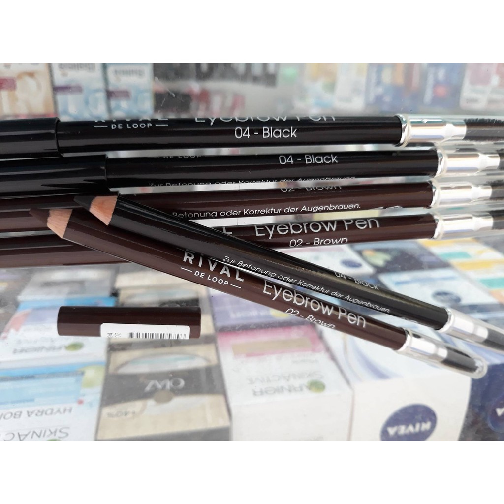 Chì kẻ mày RIVAL DE LOOP Eyebrow Pen và Phấn kẻ mày Manhttan Brow'Tastic Eyebrow Kit