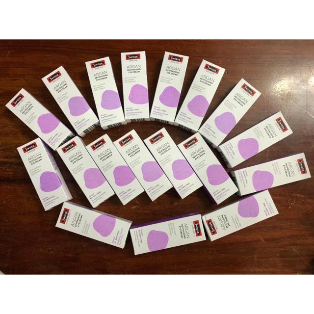 [Mã SRJULY1619 giảm 15K đơn 50K] Kem chống lão hoá vùng mắt Swisse  Skincare Argan Revitalising Eye Cream 15ml