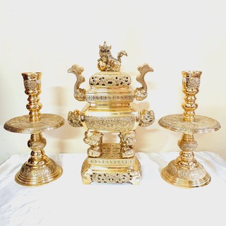 Bộ Tam Sự Đỉnh Đồng thương hiệu Vĩnh Tiến sản xuất Việt Nam ( 3 kích cỡ ) ảnh thật shop chụp