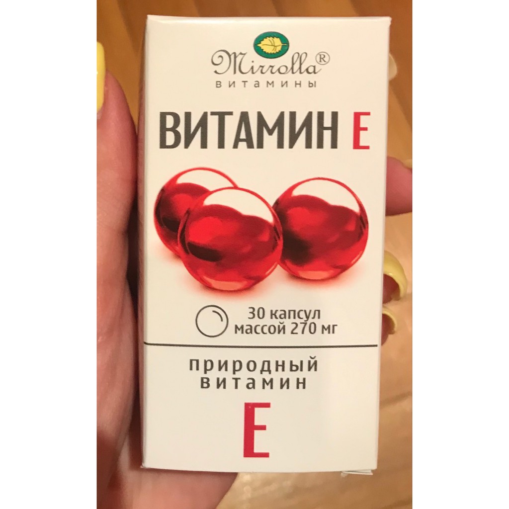 Vitamin E Mirrolla Nga 30Viên Đẹp Da Và Mượt Tóc