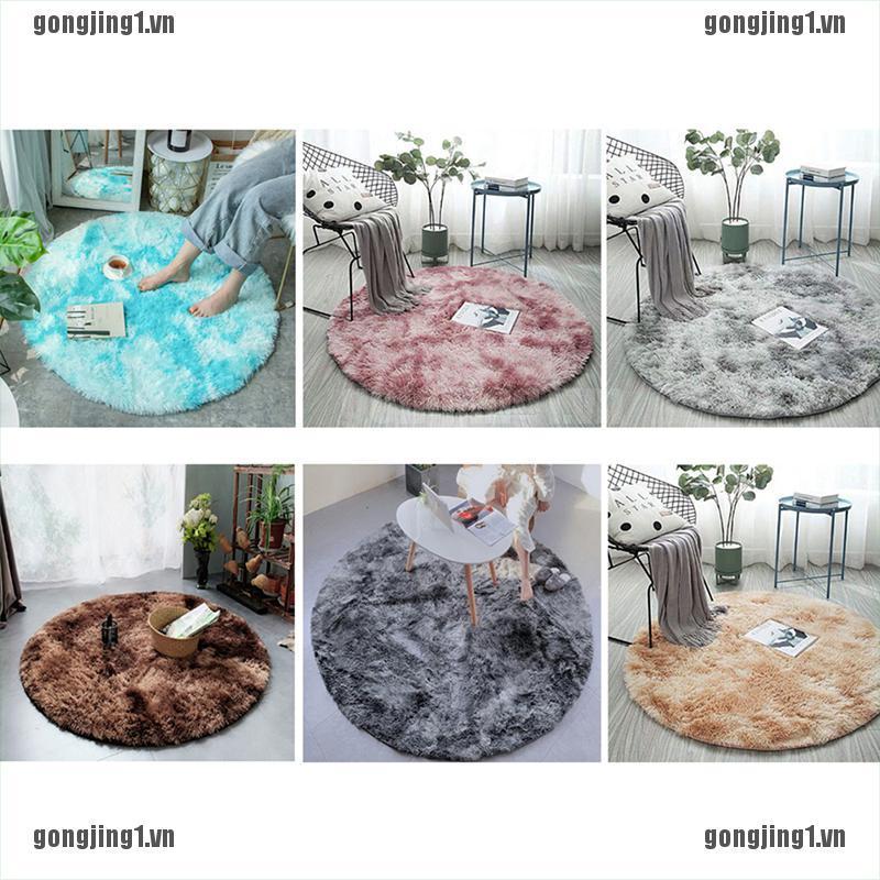 Thảm Lông Hình Tròn Lót Sàn Phòng Khách Phòng Ngủ