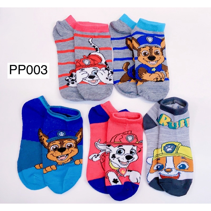 Tất vớ thấp cổ tới mắt cá Paw patrol chó cứu hộ bé trai bé gái