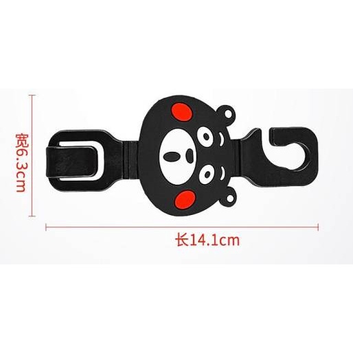 Car Hook Cute Cartoon Car Interior Seat Back Creative Multi-Functional Storage Indoor Hook Car Supplies Auto department store supplies