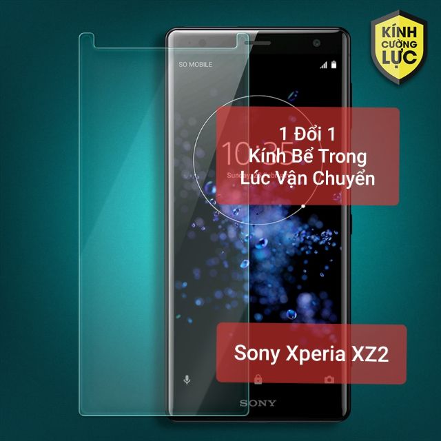 Cường lực dẻo  Sony XZ2 phụ kiện đầy đủ