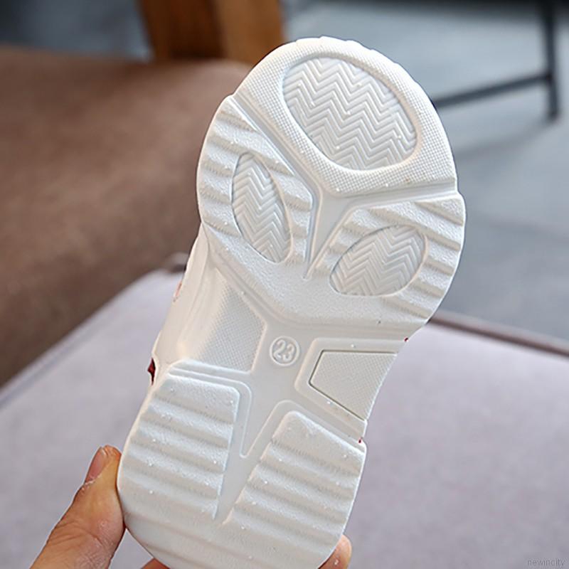 Giày thể thao da PU đế mềm phong cách Hàn Quốc cho bé