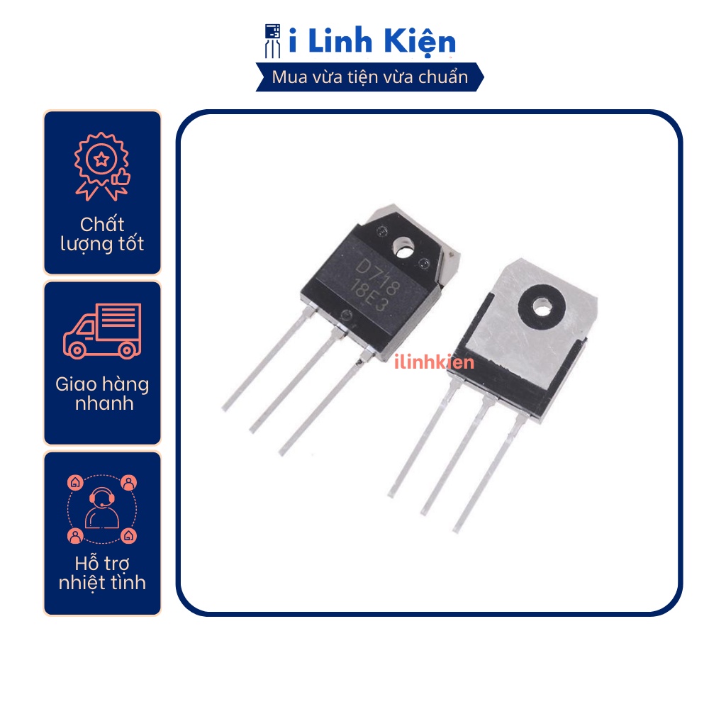 Cặp sò D718 B688 tháo máy chất lượng tốt