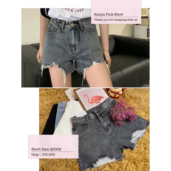 Quần Short Jeans
