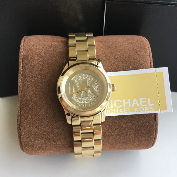 ĐỒNG HỒ NỮ MICHAEL KORS PETITE RUNWAY GOLD MK3304