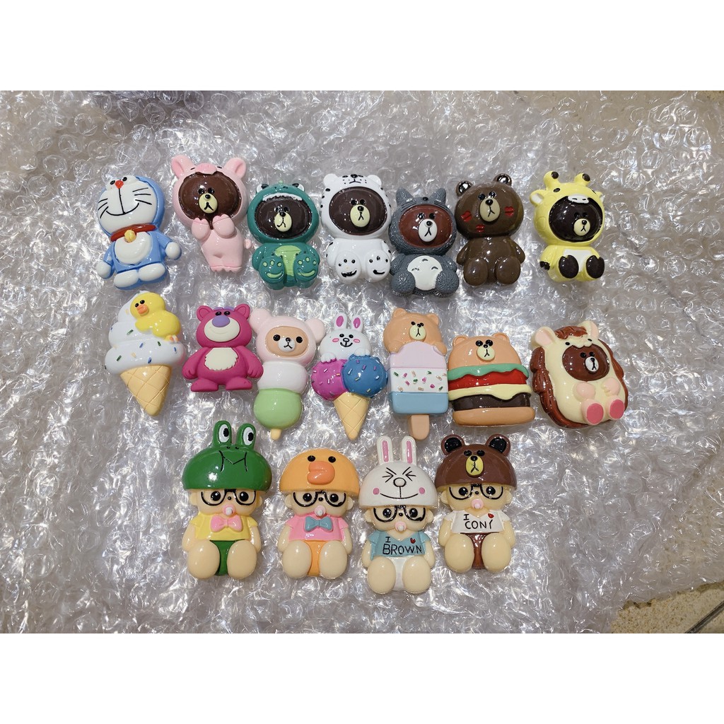 Hình Charm, sticker To -kute trang trí vào sục, giày dép, vỏ điện thoại