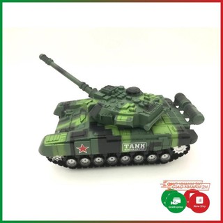 Xe tăng chiến đấu, xe quân sự đồ chơi điều khiển từ xa có âm thanh, đèn, nhạc mô phỏng như thật