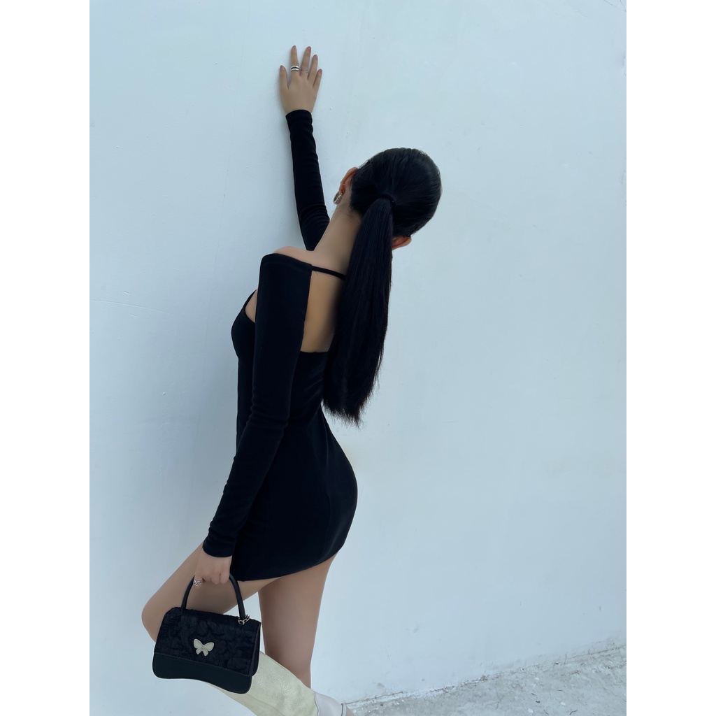 Đầm ôm tay phối dây cột - Jade Dress - DEPASS