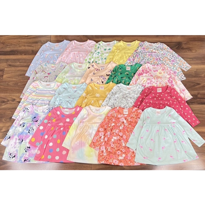 VÁY DÀI TAY CHO BÉ GÁI