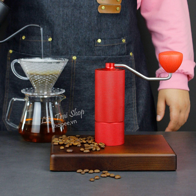 Cối xay cà phê lõi thép 6 cánh thế hệ 2 CNC pha moka pourover  esspreso