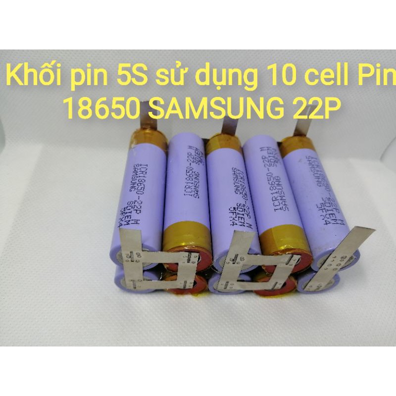 Khối Pin 5S2P_18/21V | BigBuy360 - bigbuy360.vn