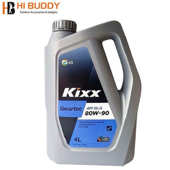 Dầu hộp số KIXX 80W90 4 lít Cao Cấp - HIBUDDY