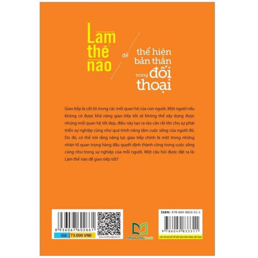 Sách - Làm Thế Nào Để Thể Hiện Bản Thân Trong Đối Thoại [ Minh Long ]