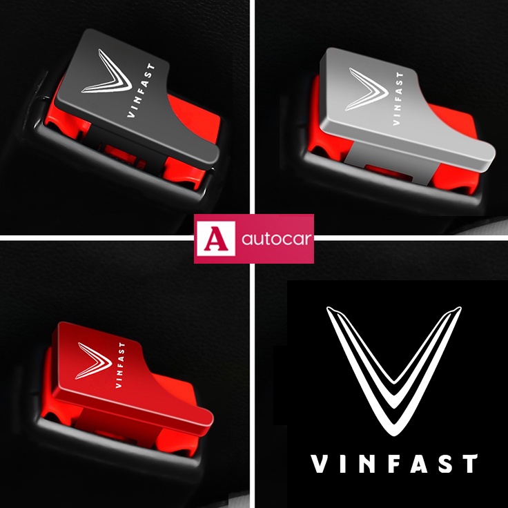 Cho Xe Vinfast Ẩn An Toàn Dây Đai Khóa Kẹp Cho Fadil LUX A2.0 SA2.0 E34 VF5 VF8 VF9 Phụ Kiện