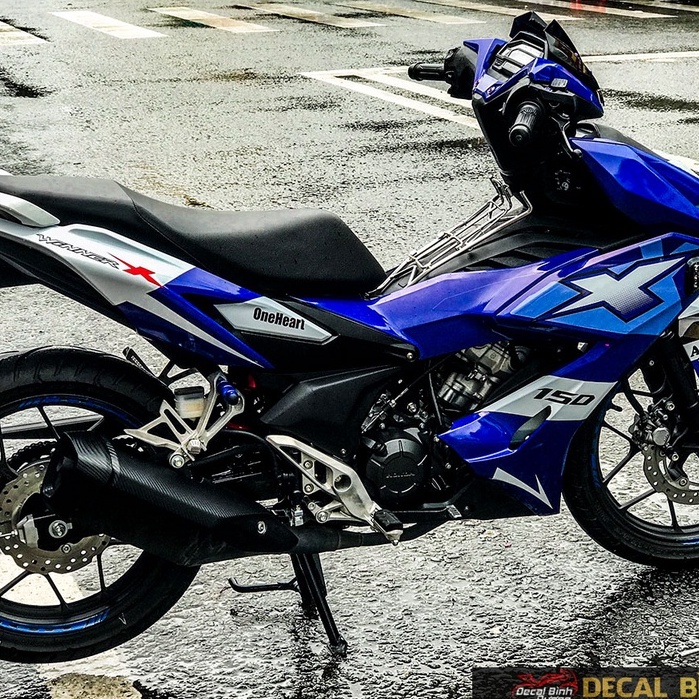 Tem Trùm Winner X Xanh GP Phối Trắng Ngầu