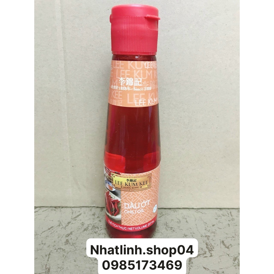 Dầu ớt Lee kum kee 207ml/ Chili Oil Lee kum kee
