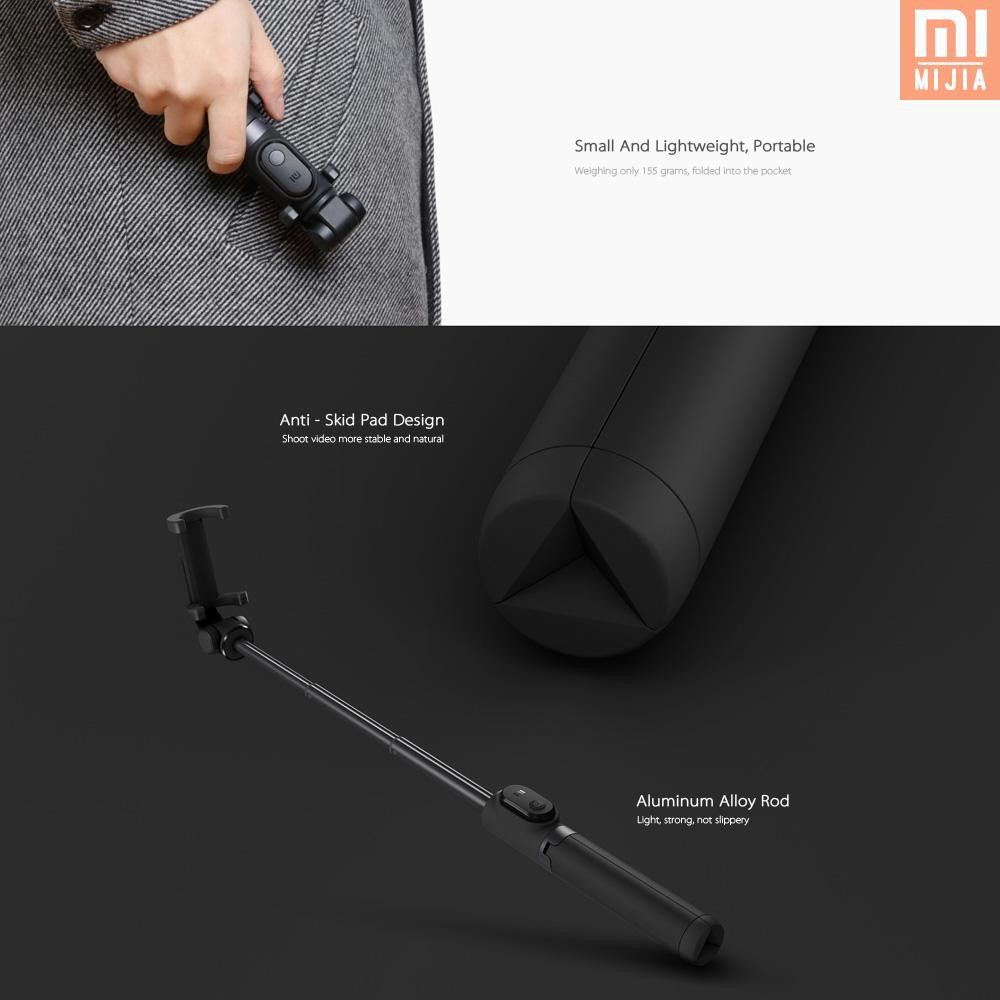 M&J Xiaomi Tripod Bluetooth Self-timer Handheld Monopod Stick Extendable Selfie for 56-89mm Width Sm