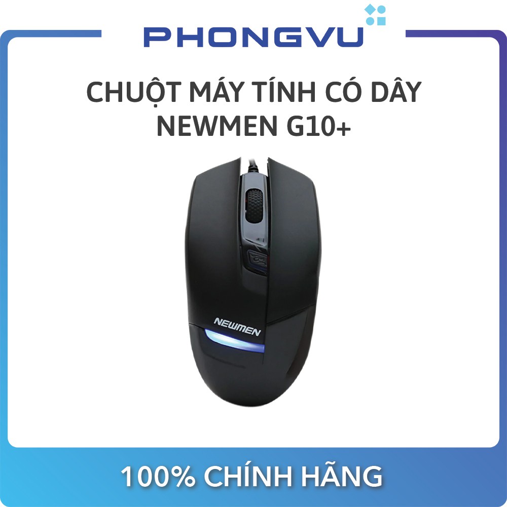 Chuột máy tính có dây Newmen G10+ (Đen) - Bảo hành 24 tháng