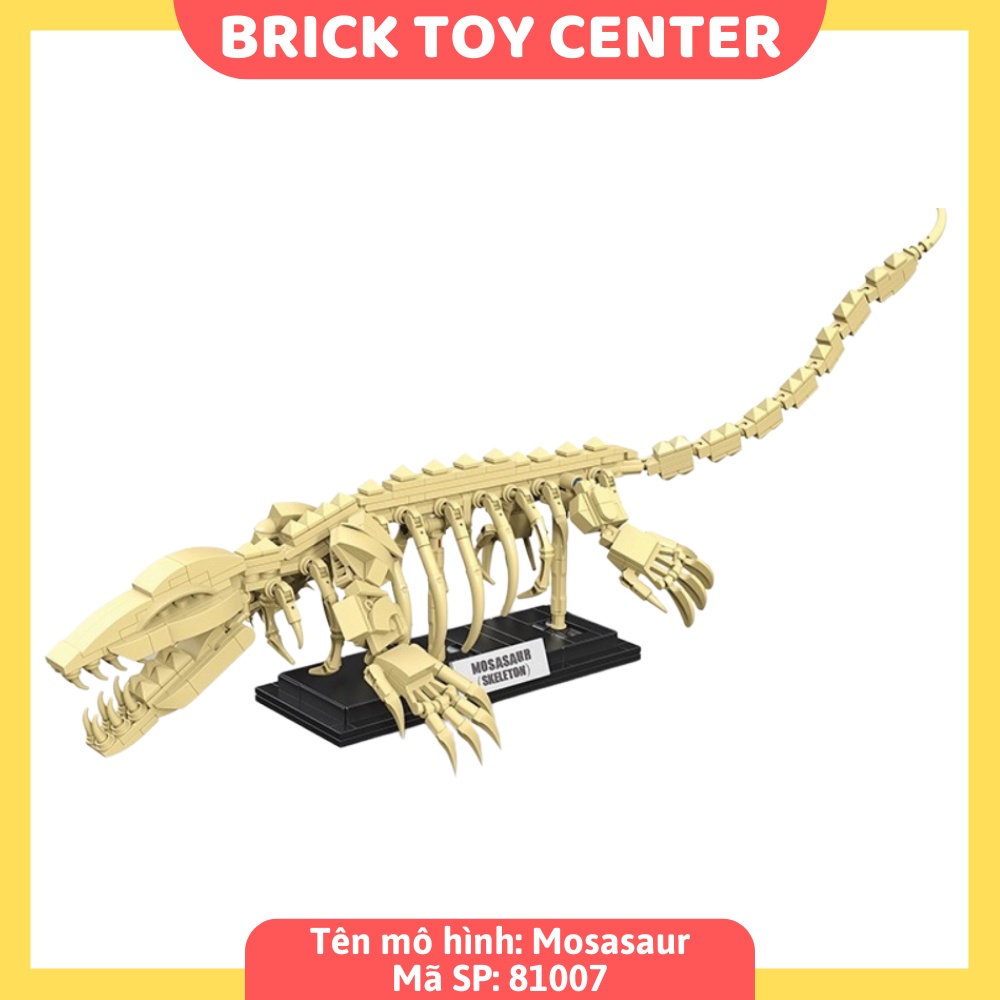 Đồ chơi mô hình khủng long Decool 81001-81008 lắp ghép hóa thạch Jurassic World Dinosaur