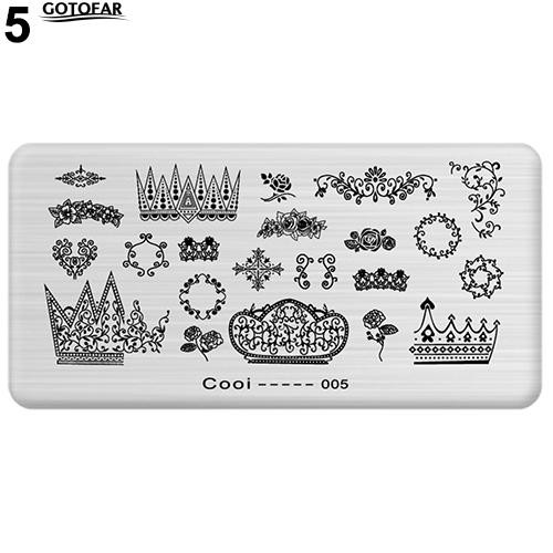 Khuôn in vẽ móng tay nghệ thuật