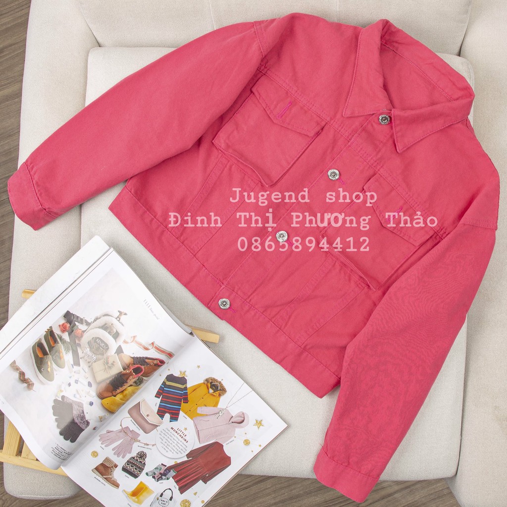 [ẢNH THẬT] Áo Khoác Nữ chất KAKI THÁI LAN có TÚI NẮP cao cấp 9 màu phong cách trẻ trung năng động | BigBuy360 - bigbuy360.vn