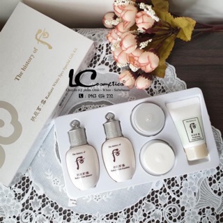 Set dưỡng mờ nám - tàn nhang - dưỡng da mềm mịn Whoo mini 5sp