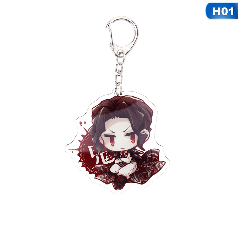 flowersqueen Móc Khóa Họa Tiết Kimetsu No Yaaiba Dễ Thương