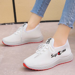 Giày thể thao nữ giá rẻ sneaker nữ màu trắng đế bằng cao cấp ulzzang - TKB-M16M16