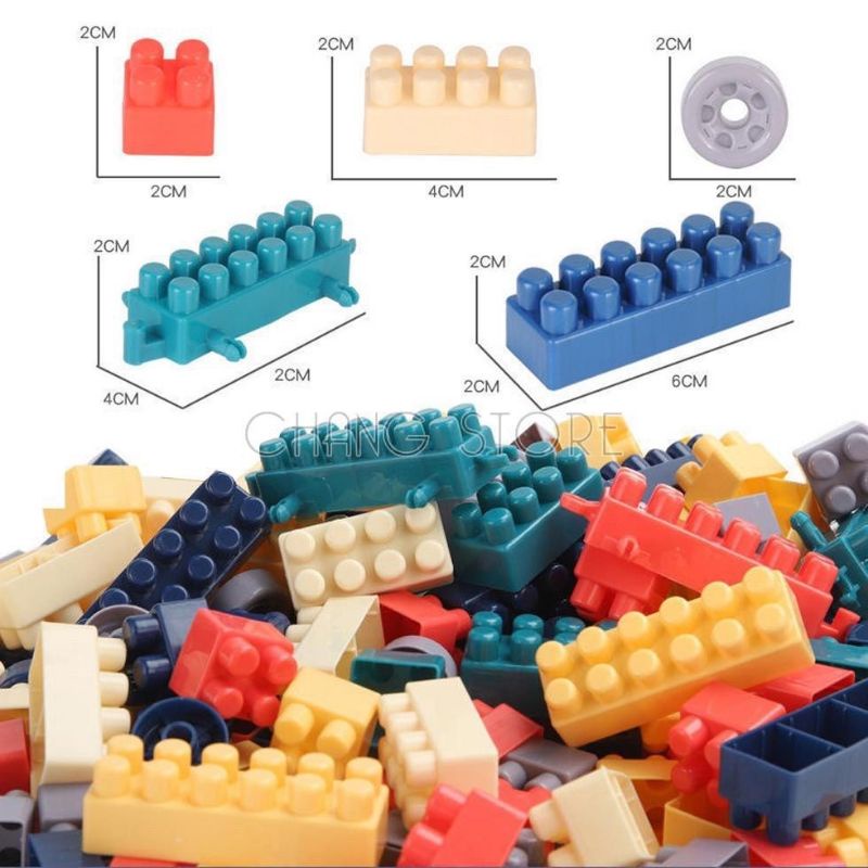 HỘP LEGO 520 CHI TIẾT SÁNG TẠO CÙNG BÉ YÊU