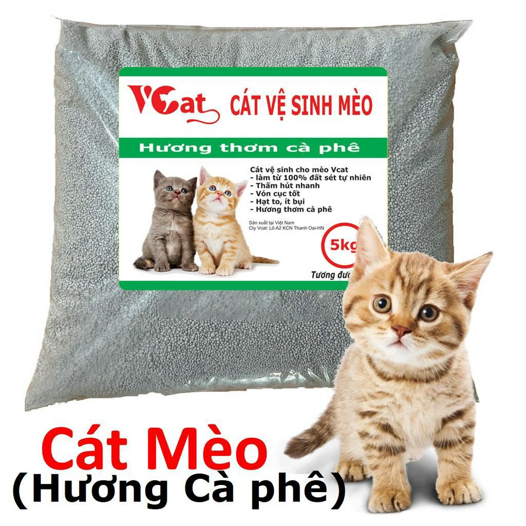 VCAT CÁT VỆ SINH CHO MÈO Cát Than hoạt tính khử mùi