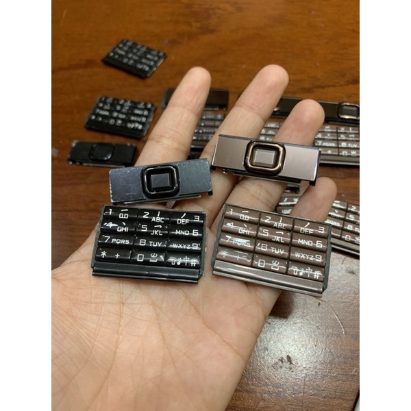 Phím linh kiện Nokia 8800 arte// Nâu Đen