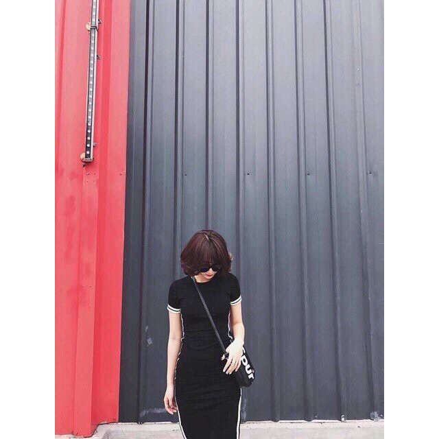 đầm body viền chất thun tăm hàng vnxk bao đẹp | BigBuy360 - bigbuy360.vn