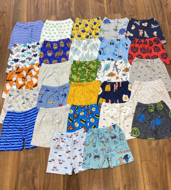 Set 10 quần cộc bé trai bé gái(MIX NGẪU NHIÊN)-HÀNG SALE KO ĐỔI TRẢ