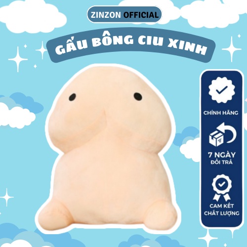 Gấu bông ciu dễ thương nhồi bông cao cấp ZinZon