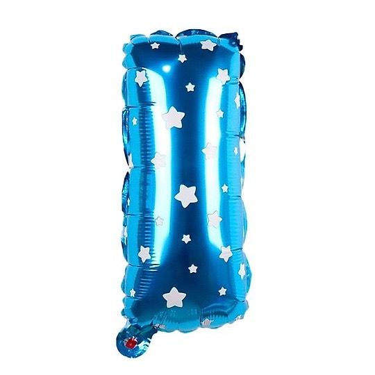 Bóng phao bảng chữ cái 40cm xanh chấm bi mừng sinh nhật hpbd
