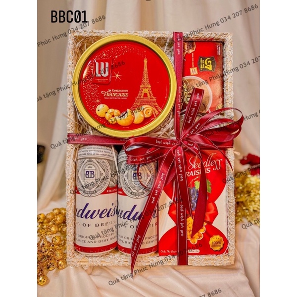Giỏ Quà Tết 2022 - Set 4 món An Niên sang trọng quà tặng người thân | BigBuy360 - bigbuy360.vn