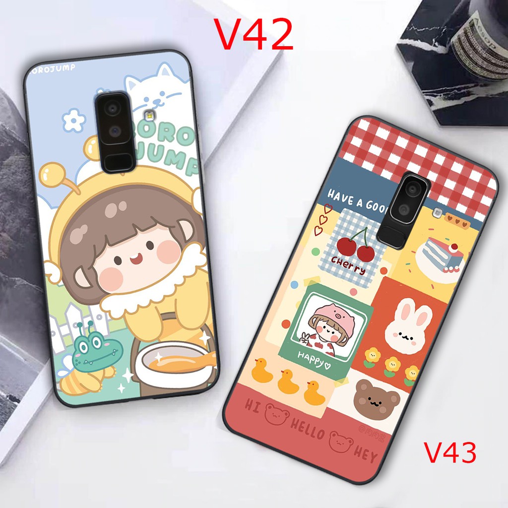 [ FREESHIP 50K ] Ốp Samsung j8 - Samsung A6 Plus in hình RORO JUMP siêu cute