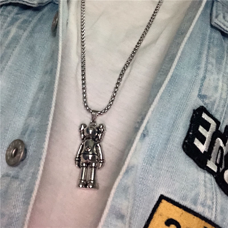 Vòng Cổ Gắn Mặt Hình Búp Bê Hoạt Hình Cá Tính Phong Cách Hip-Hop