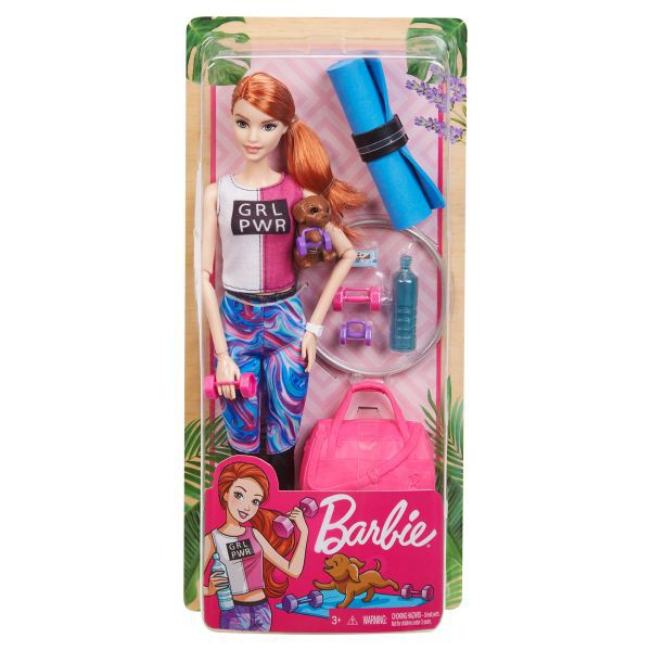 Đồ Chơi Barbie Chăm sóc sức khỏe búp bê - Thời trang phòng gym GJG57/GKH73