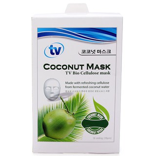 Mặt nạ da sinh học (Bio Cellulose Mask) TV Dưỡng trắng từ nước dừa tươi lên men