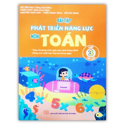 Sách - Combo Bài tập phát triển năng lực môn Toán lớp 3 - Tập 1 + 2 ( Kết Nối )