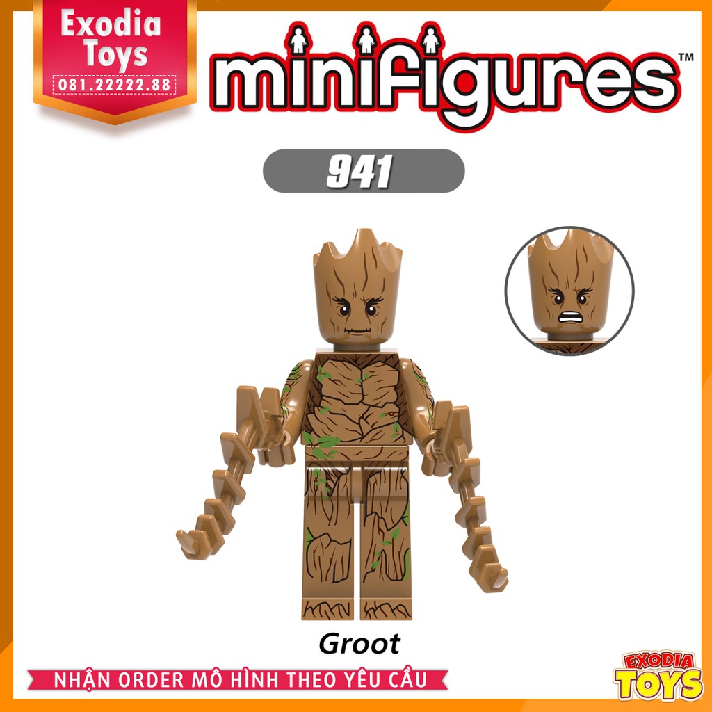 Xếp hình minifigure siêu anh hùng Avengers Infinity War : Cuộc Chiến Vô Cực - Đồ Chơi Lắp Ghép Sáng Tạo - X0217