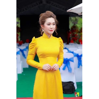 Áo dài lụa Tây Thi tay phồng