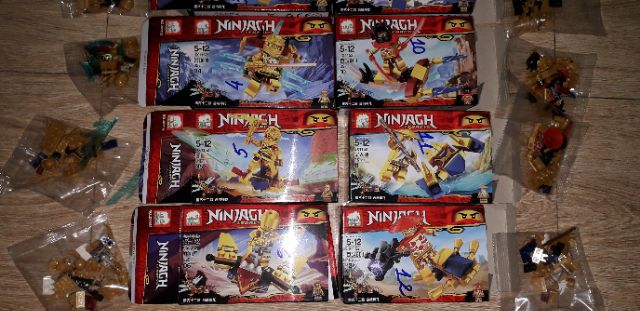 Lắp ráp 1 hộp NLego Ninjago Rồng Vàng 1152 có nhiều chi tiết rất đẹp