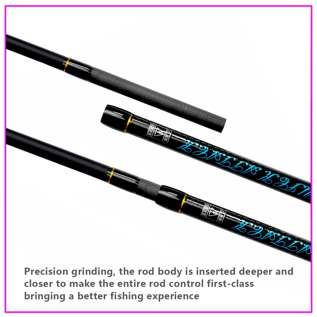 Cần Câu Cá Sợi carbon Siêu Nhẹ 1.8M / 2.1M / 2.4M / 2.7M / 3.0M