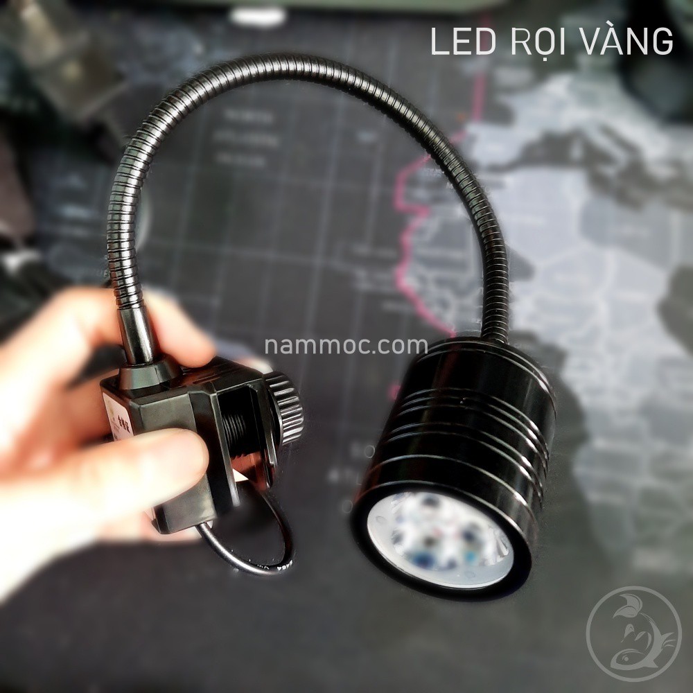 Led Rọi Kẹp Thành Bể nhiều màu tuỳ chọn - Led Rọi Thuỷ Sinh, Bán Cạn &amp; Cá cảnh