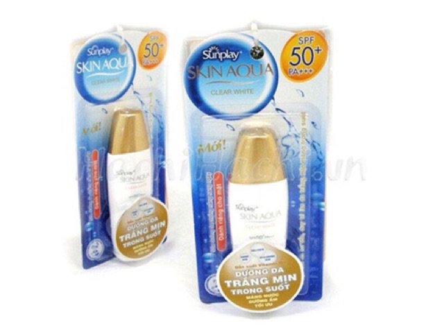 Deal 10/10 Kem Chống nắng Sunplay Skin Aqua Clear White SPF50+, PA+++
